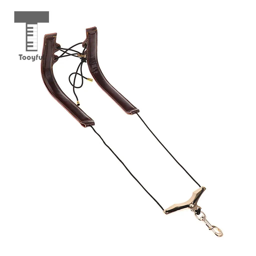 Tooyful Universal Saxophone Shoulder Neck Strap Adjustable Sax Harness Belt for Saxophonist Stage Accessory DIY