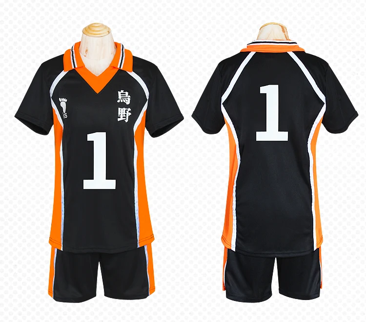 

2017 Free Shipping Haikyu!! Shoyo Hinata Karasuno High School Volleyball Team Uniform Number1 Anime Cosplay Costume