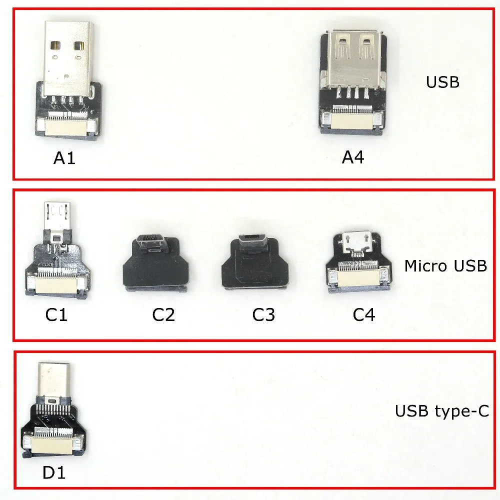 Монитор FPV стандартный USB Type C сверхплоский гибкий зарядный кабель FPC 2 0 женский