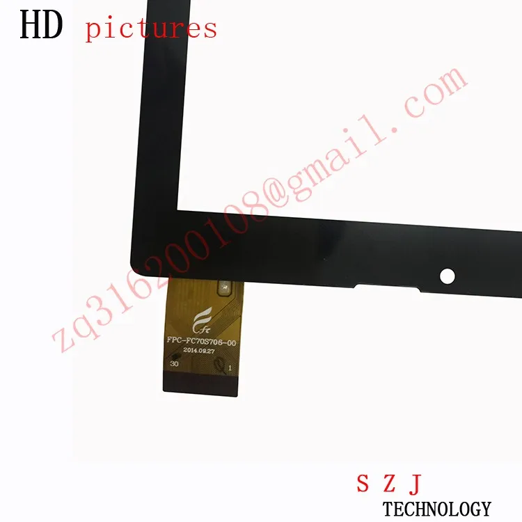 7 дюймов прямоугольный сенсорный экран панели планшета Tablet FPC-FC70S706-00 FPC-FC70S706-01 Сенсор Стекло 10 шт./лот