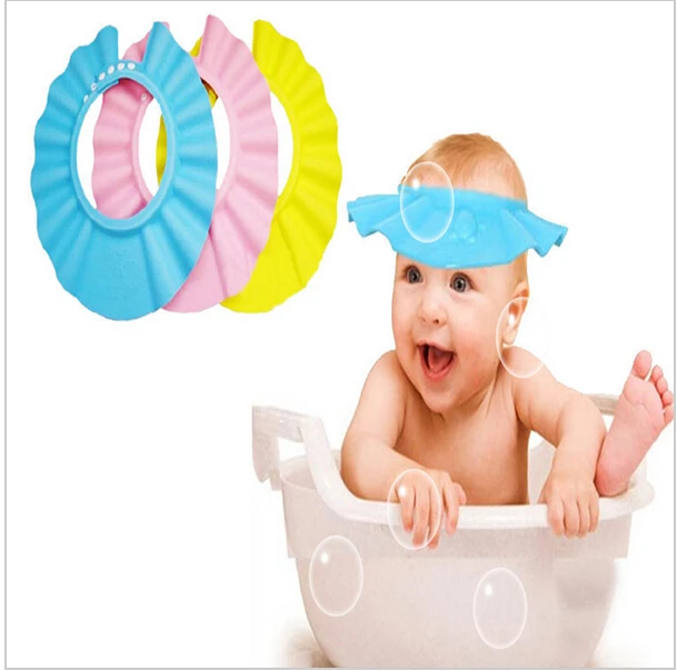 Горячий регулируемый EVA мягкий детский шампунь шапочка для душа уход за ребенком во время купания защита для ребенка