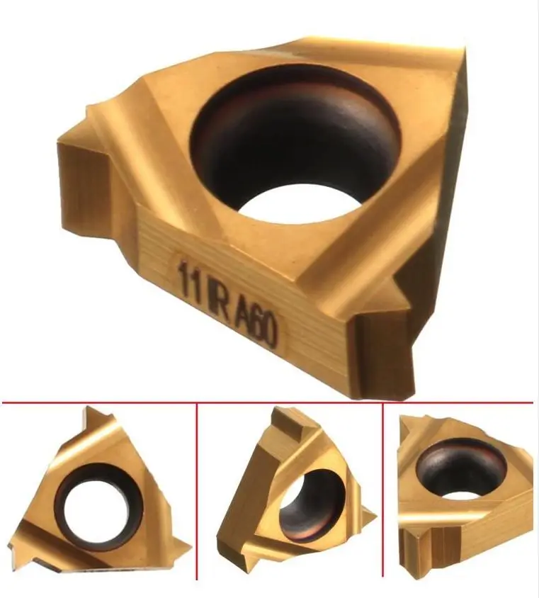 

10pcs 11ER A60 BP010 11IR A60 BP010CNC TOOL lathe Carbide INSERT11ER A60 11IRA60 FOR Internal Threading Turning Tool