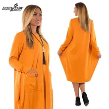 5XL 6XL Плюс Размеры Женская одежда с длинными рукавами и круглым вырезом Повседневные платья Для женщин зима свободное платье большой Размеры офисные элегантное платье