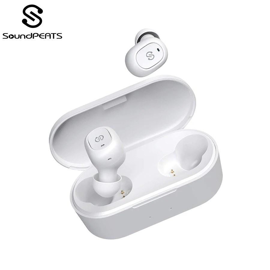 

SoundPEATS True Wireless Earbuds 5.0 Bluetooth Earphones in-Ear Stereo Wireless Headset with Microphone Binaural Calls