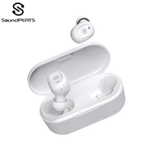 SoundPEATS Gerçek kablosuz kulaklık 5.0 Bluetooth Kulaklık kulak içi Stereo Kablosuz Kulaklık Mikrofon ile Binoral Çağrıları(China)