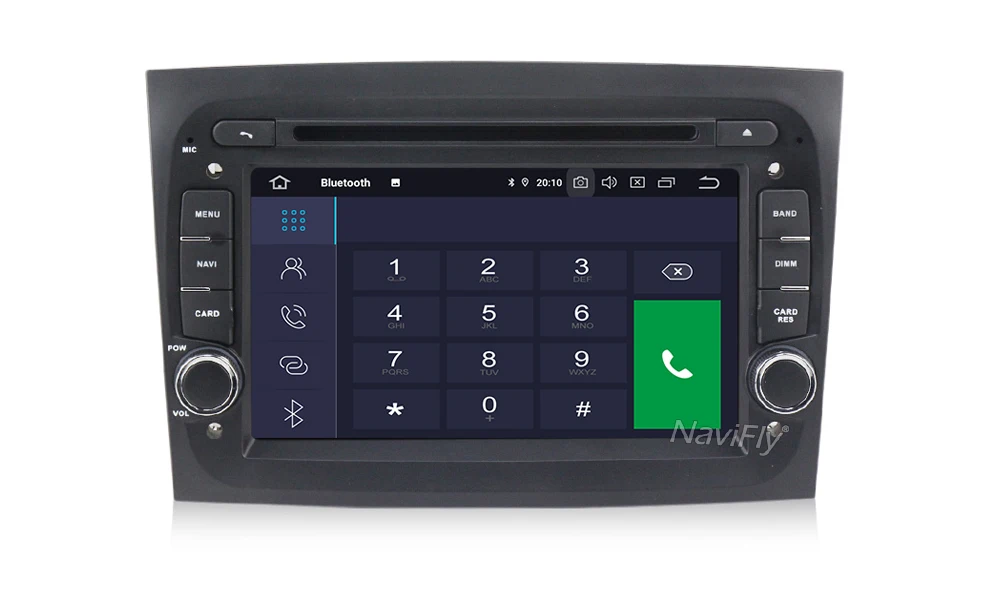 Top NaviFly IPS Screen DSP Android9.0 HD 1024*600 CAR DVD player gps navigator for Fiat Doblo 2016 car DAB OBD2 DVR view camera 20