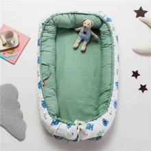 Матрасы детская кроватка для кровати Новые портативные детские Шезлонги для новорожденных кроватки дышащие и спящие гнездо Мода