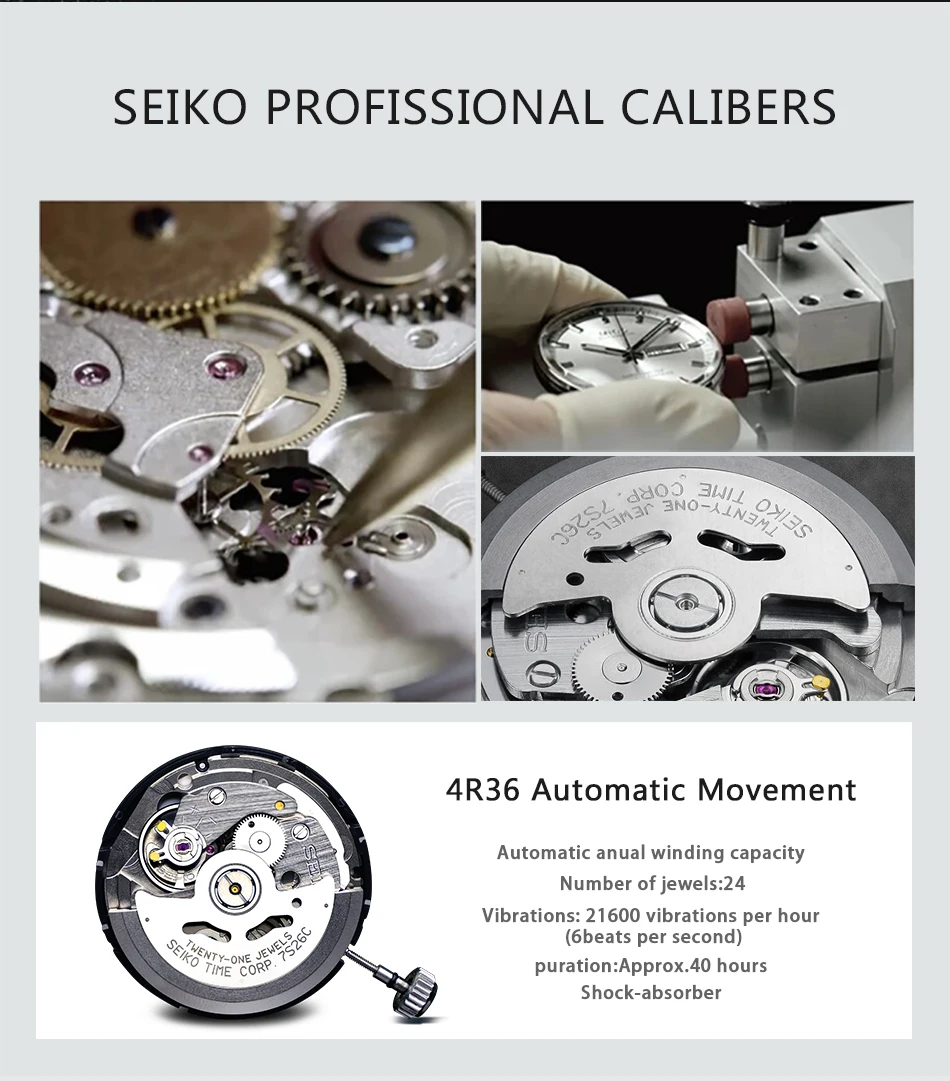 Оригинальные часы Seiko серии Presage деловые мужские автоматические механические часы 10 бар Водонепроницаемость глобальная гарантия