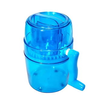 

1.1L Portable Hand Crank Manual Ice Crusher Kids Shredding Snow Cone Maker Machine Kitchen