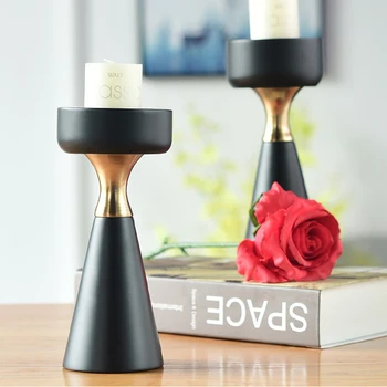 

Wedding Centerpiece Home Decorative Candles Candlesticks Moroccan Decor Pillar Wooden Candle Holder Candelabros Fener Mumluk 50