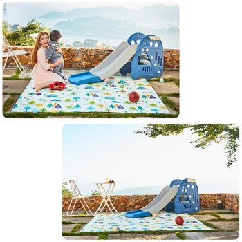 

Infant Kids Mat XPE Folding Baby Crawling Mat Climbing Mat Cartoon Puzzle Play Game Mat Pad Foam Crawling Mattress 197*177*1cm