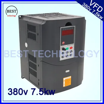 

380v 7.5kw VFD Variable Frequency Drive Inverter / VFD 3HP Input 3HP Output CNC spindle Driver spindle speed control