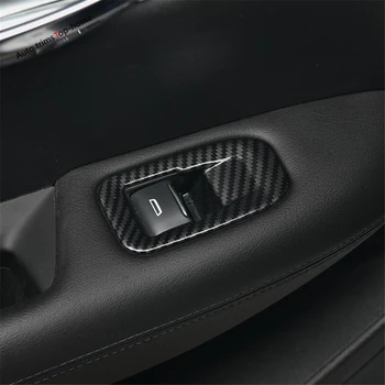 

Yimaautotrims Inside Car Door Handle Panel Surround Window Lift Decoration Cover Trim Fit For Cadillac XT5 2016 - 2020 / ABS