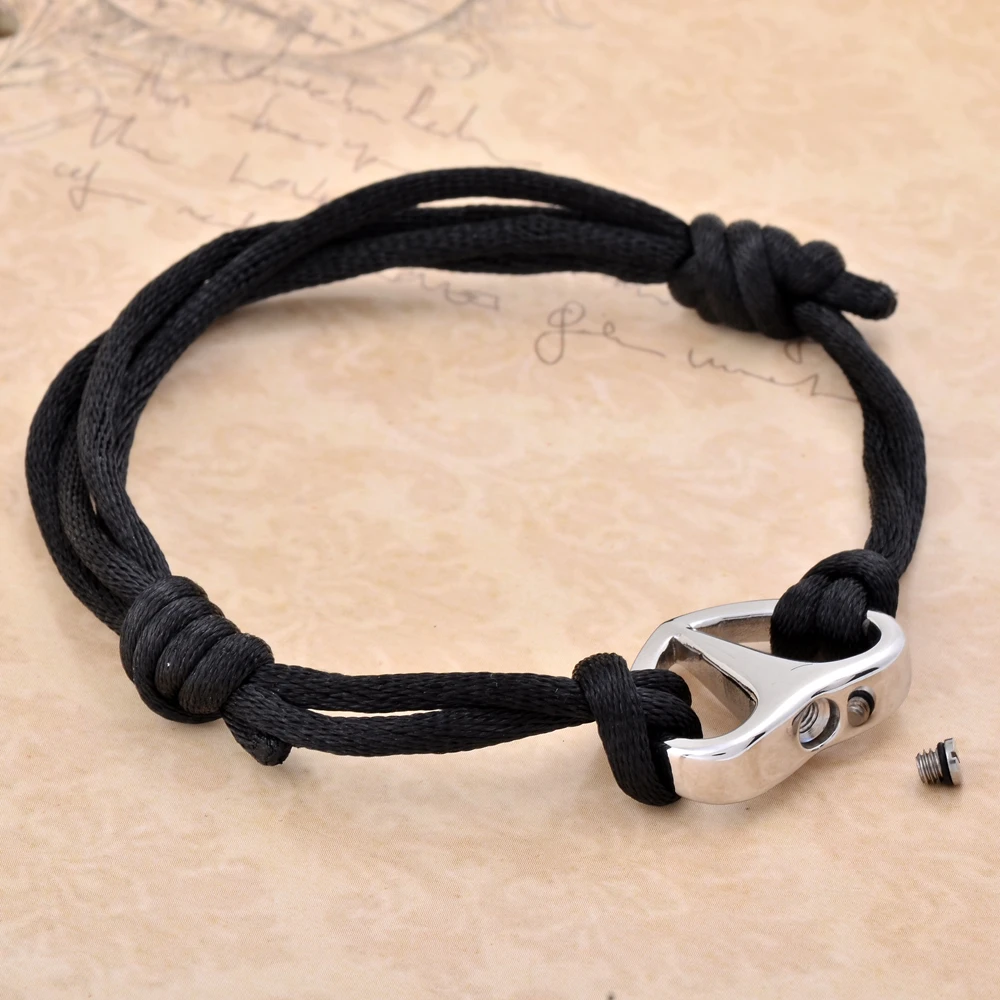 5020 Cremation Bracelet for ashes Stainless Steel Rope Chain Heart
