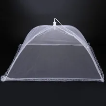 6 шт 16 дюймов Еда крышка Зонт Палатка сетка ошибки Многоразовые барбекю Пикник Еда Чехлы сетка Еда Покрытия Сетка