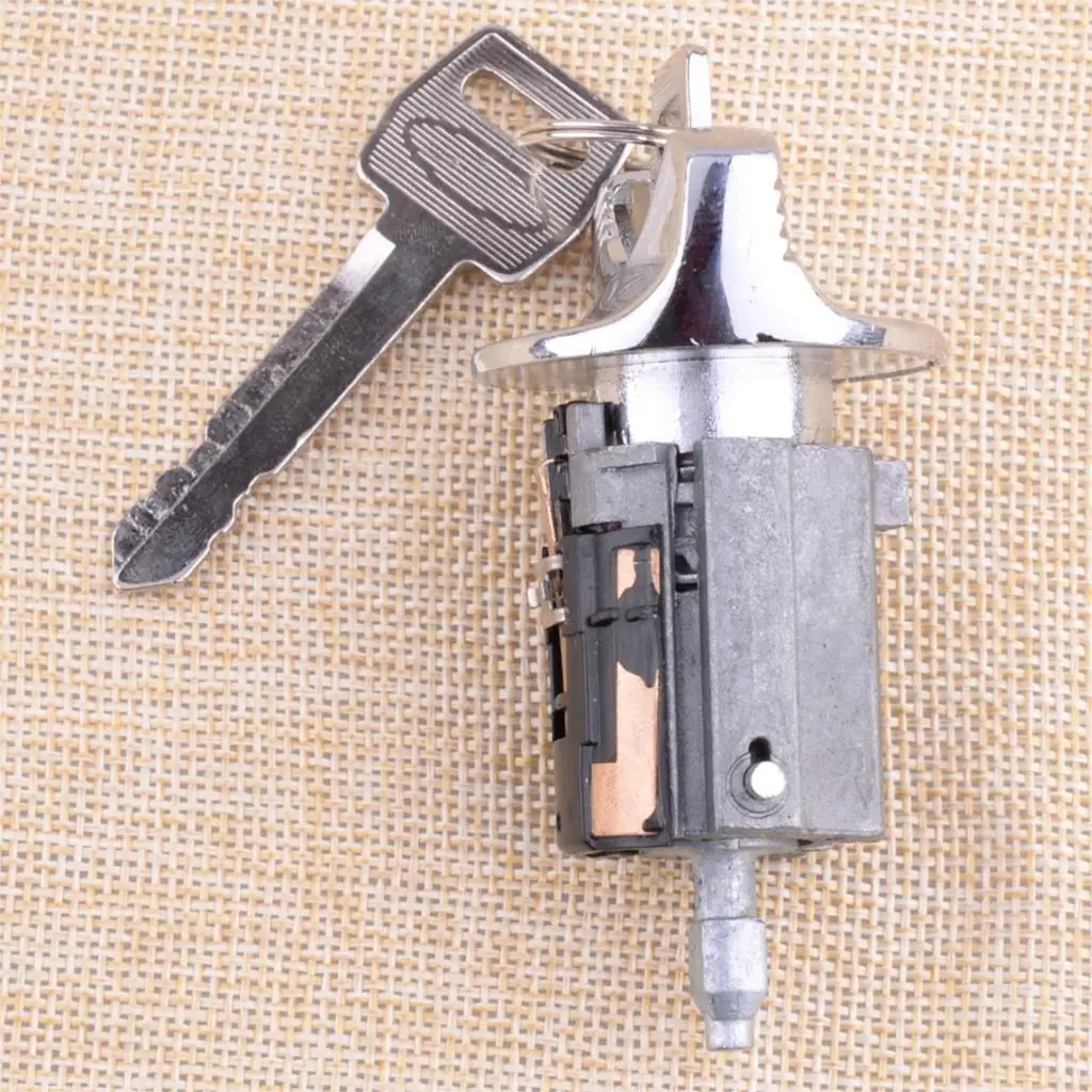 Buy DWCX Silver Ignition Lock Cylinder with Key Fit