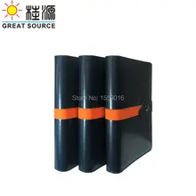 Планировщик блокнот связующее кольцо бумажный кожаный чехол с электронный календарь и ручка сумка цветные наклейки Мягкая линейка Gfit набор