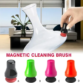 

New Magnetic Industrial Cleaning Brush Glass Spot Bottle Brush Rubber Scrubber Cleaning Brush