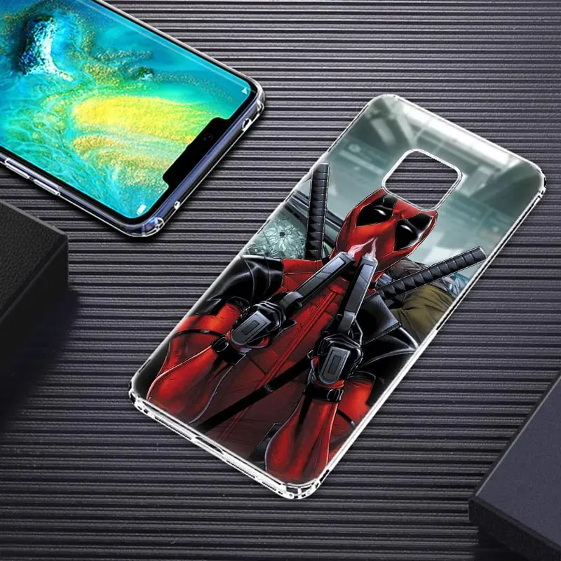 Хит, Marvel Hero Deadpool, мягкий силиконовый чехол для телефона, для huawei mate 10 20 Lite Pro Enjoy 9S Y9 Y7 Y6 Y5 Pro, Мода