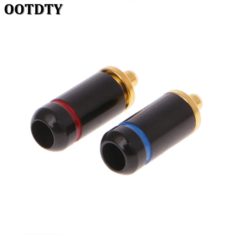 1 пара наушников OOTDTY черные/Серебристые коннекторы 3 2 мм для MMCX UE900 SE535 SE215 W10 W20