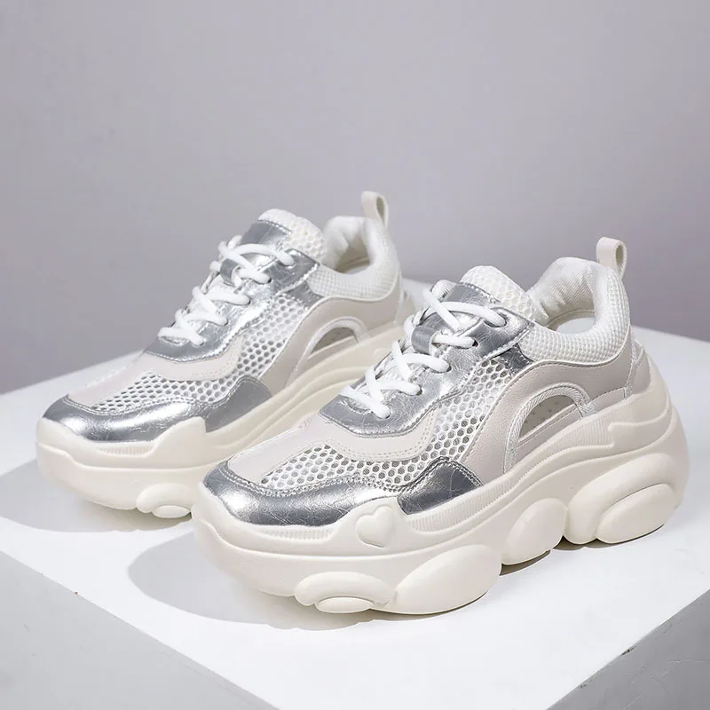 

Summer Breathable Mesh Sport Shoes For Women Casual Fashion Pink Women's Running Shoes Outdoor Walking Ladies Girl Sneakers