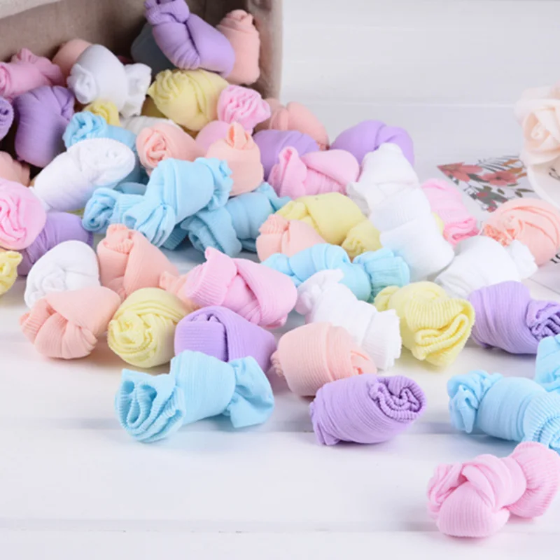 

2 pairs of children's socks summer thin section children's can choose candy color socks summer baby colorful baby socks