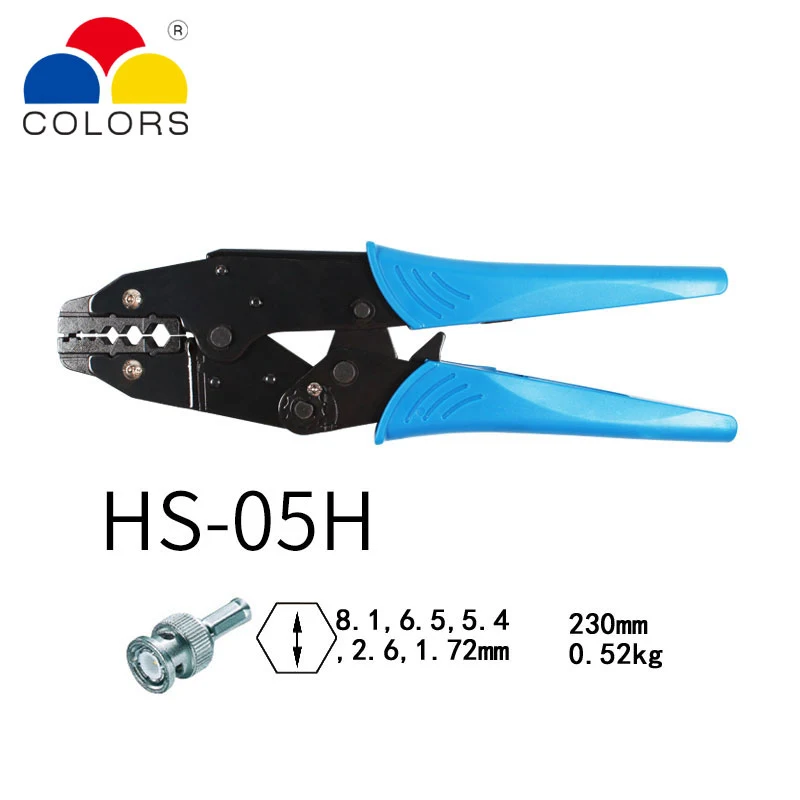 RG58 RG59 RG6 коаксиальный инструмент для обжима кабеля также можно использовать BNC SMA