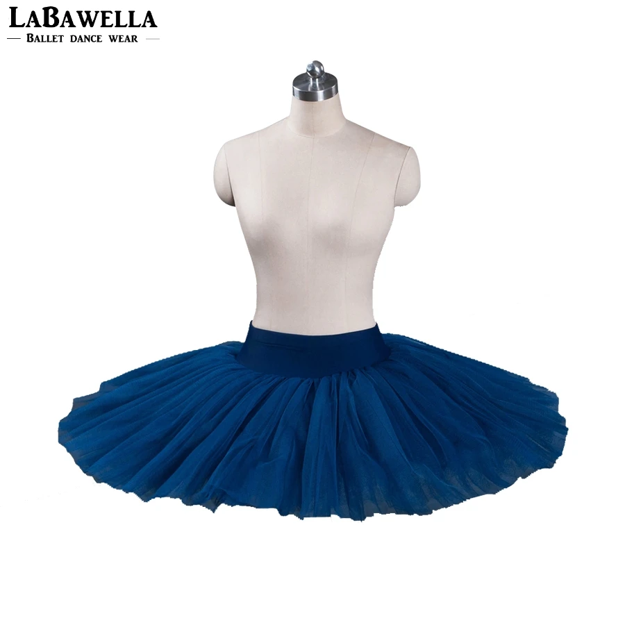 navy blue practicing costume child classical half ballet tutu