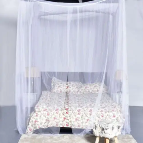 Элегантный квадратный Шторы кровать москитная сетка балдахин-сетка принцесса постельные принадлежности без кронштейн домашний текстиль