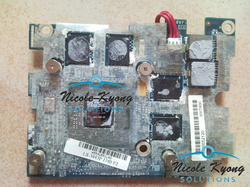 Видеокарта WK740 WK740K ISRAA LS 3443P 8700 м 512 М K000052120 K000052130 VGA для Toshiba P200 P205 X205 X200|video card