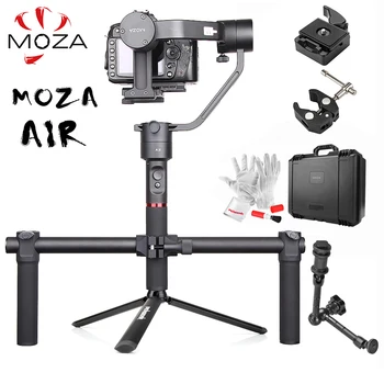 

MOZA Air 3-Axis Handheld Gimbal Stabilizer w/ Dual Handheld Grip Magic Arm 360 Unlimited Rotation for Sony A7 GH5 GH4 PK Zhiyun