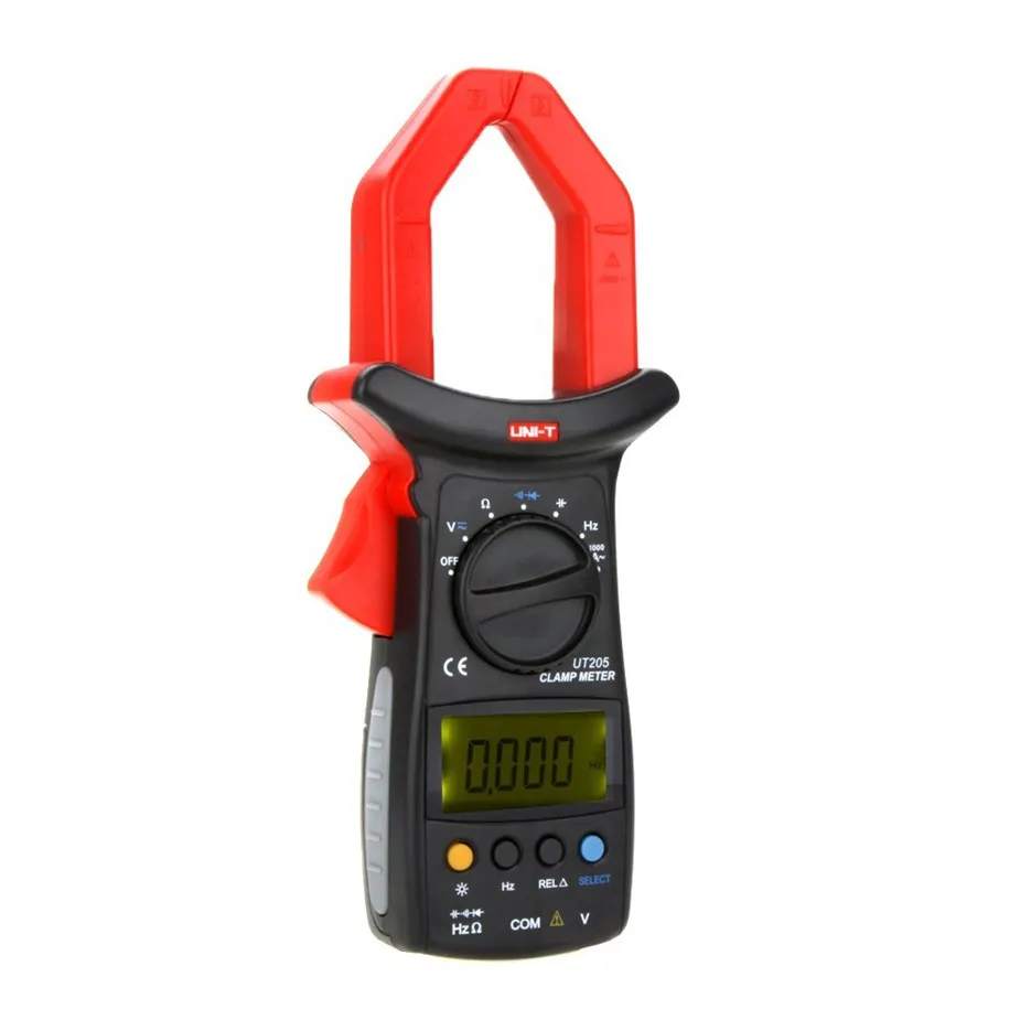 

UNI-T UT205 Ture RMS Auto/Manual Range Digital Handheld Clamp Meter Multimeter AC/DC voltage ACA Test Tool
