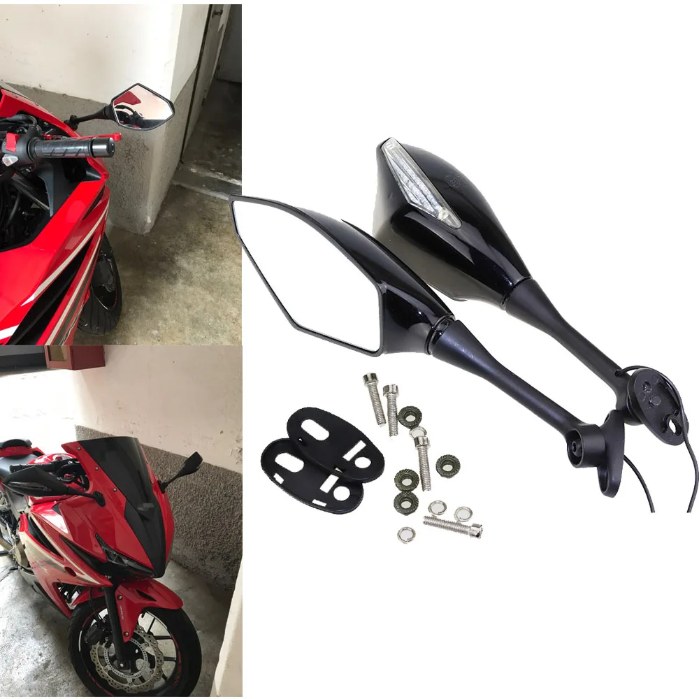 Светодиодные поворотники для мотоцикла зеркало заднего вида Honda CBR600RR CBR1000RR CBR250R