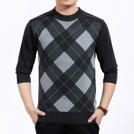 Men Pullover Men Sweater Brand Thick Winter Casual Knitted