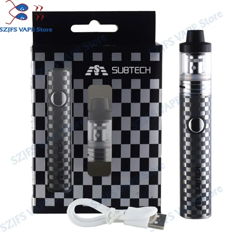 

S22 60W e-cigarettes vape mod 1800mah battery with 2.5ml atomizer 0.3/ 0.5 ohm tank vape pen electronic cigarette kit Avid Lyfe