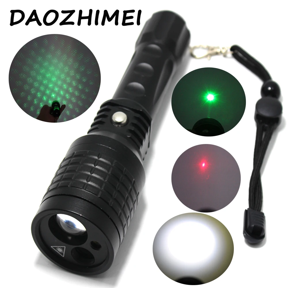  New IR flashlight red Green Laser Flashlight Pointer light Tactical Hunting Adjustable flash light  - 32654036654