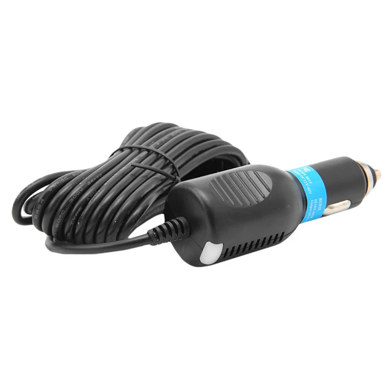Новый 3 5 м черный DC 5V 2.1A мини USB Автомобильное зарядное устройство адаптер кабель