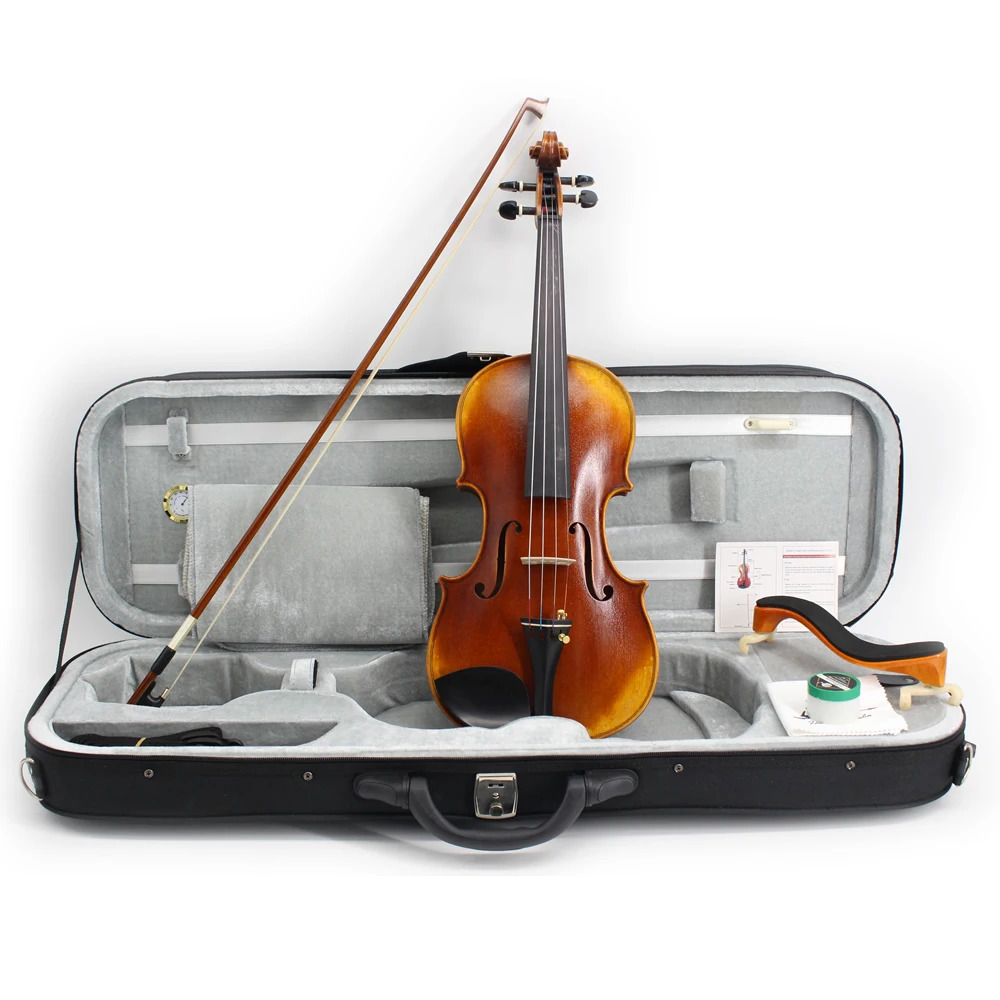 Мастер Подгонянная Высококачественная антикварная скрипка полный размер 4/4 профессиональные скрипки 25 лет естественная сушка ель клен