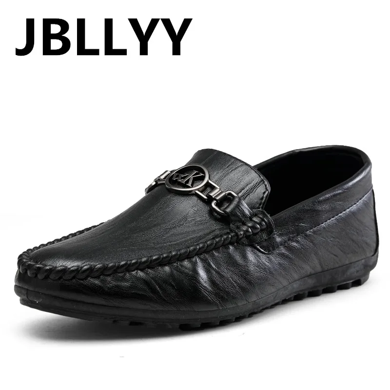 

Summer Style Soft Moccasins Men Flats Gommino Driving Shoes Men Loafers High Quality Leather Shoes Jbllyy New Fashion
