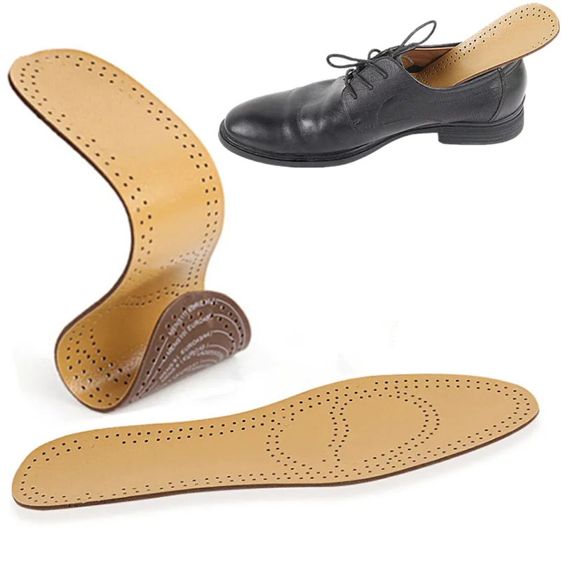 

Shoes Insole Pads Ultra Thin Breathable PU Leather Insoles Instantly Absorb Sweat Replacement Inner Soles