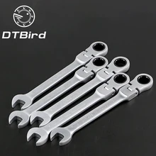 1pc 8-19mm Adjustable Ratchet Socket Wrench Wrenches Hand Tools Gear Spanner Flexible Head Combination Ratcheting Action Wrench mainpoint 7pcs 10pcs ratchet wrenches kit double end 8 19mm combination cr v ratcheting socket spanner wrench hand tools sets
