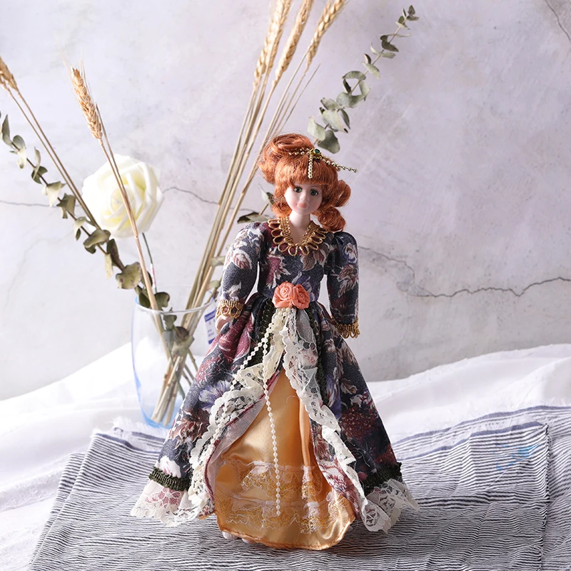 Лучшие 30 см эксклюзивные большие керамические куклы фарфоровая кукла Виктория домашний декор фигурки коллекционные женские кукольные миниатюры