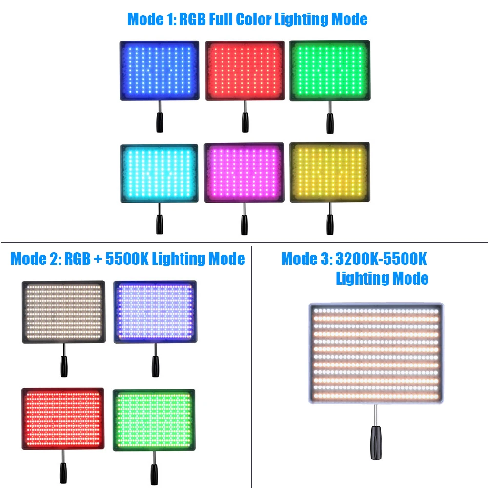 YONGNUO YN600 RGB 3200 K-5500 K двухцветный светодиодный светильник для видеосъемки Регулируемая яркость светильник для фотосъемки CRI> = 95 Вт/Пульт дистанционного управления