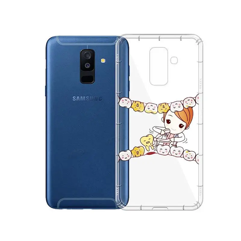 Уникальный Дизайн Kawaii Tooth Love Мягкие силиконовые ТПУ чехлы для телефонов Samsung 2016 2017