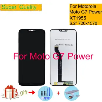 

6.2" For Motorola Moto G7 Power XT1955 LCD Display Touch Screen Digitizer Sensor Complete LCD Assembly Monitor Module