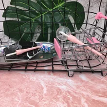 30 шт. 50 шт. элегантная розовая туба для губной помады, пустая бутылка для жидкой помады DIY, милая прозрачная Леденцовая розовая блестящая трубка для губ 4 мл