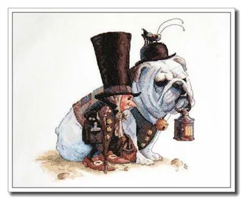 

Needlework,DIY Cross Stitch,Sets For Embroidery kits,11CT&14CT&16CT&18CT,Short elves and sandy dogs