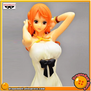 

Japan Anime "ONE PIECE FILM GOLD" Original BANPRESTO Glitter & Glamours Collection Figure - Nami Movie Style (White Dress ver.)