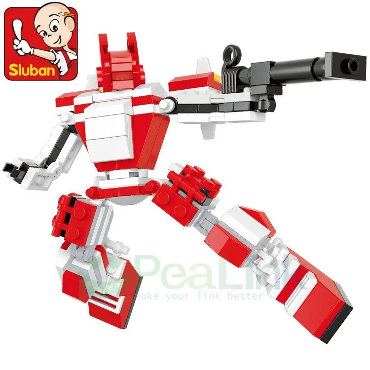 0381 111pcs Robot Constructor Model Kit Blocks Compatible LEGO Bricks Toys for Boys Girls Children Modeling