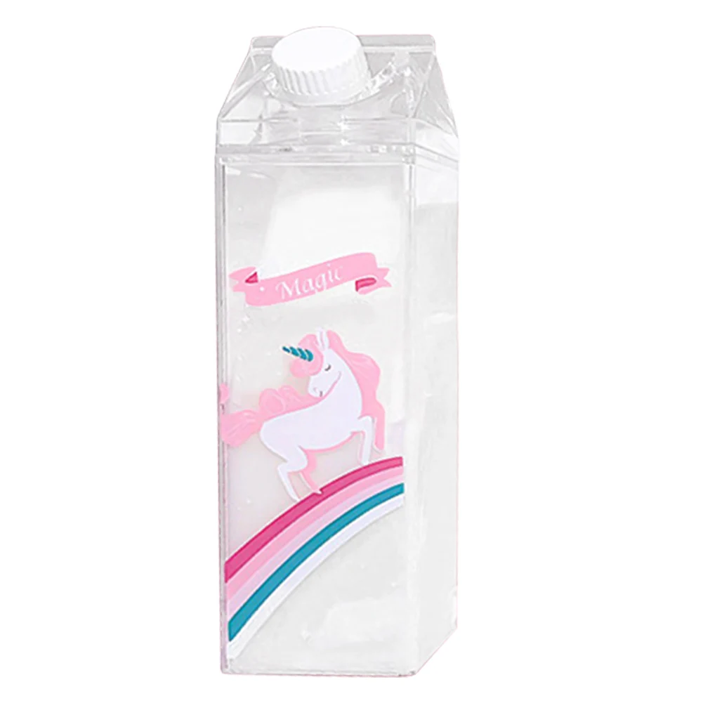 Милые девушки воды Bottlle мой контейнер для напитков Фламинго Единорог кофе Грут бутылка молока B Bpa бесплатно для детей школы